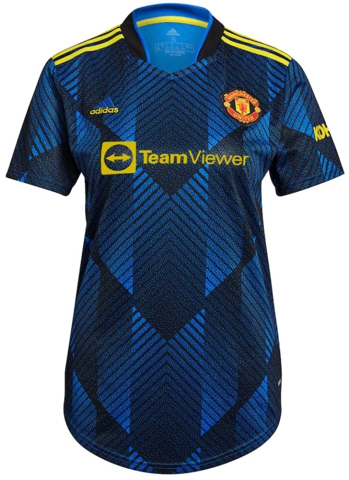Camisa Feminina III Manchester United 2021 2022 Adidas oficial